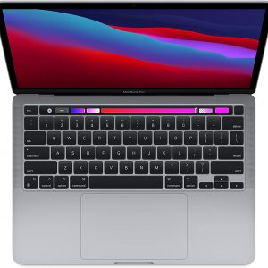 Alternative view of 2020 Apple MacBook Pro with Apple M1 Chip (13-inch, 8GB RAM, 256GB SSD Storage) - Space Gray