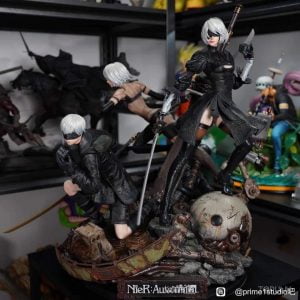 Alternative view of Prime 1 Studio Licensed NieR: Automata 1/4 Scale Resin Statue DX Ver - Sqaure Enix Masterline 2B YoRHa No.2 Type B Anime Video Game (Carousell)