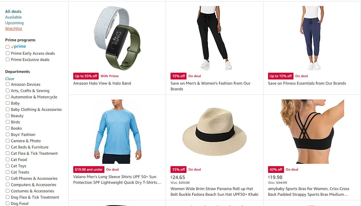 Fashion Deals tại Amazon Prime Day 2022